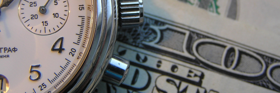 The image with a watch that Represents for Compensation
